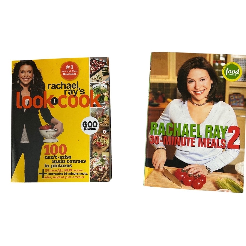 Rachael Ray Cookbook Bundle Look + Cook and 30-Minute Meals 2  Softcover‎